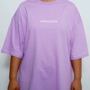 Oversized t shirt Lavender colour (plain)